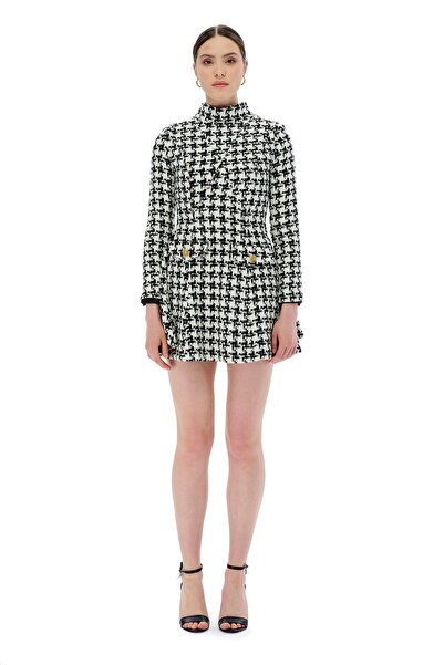 miha Hicran Önal EPINAL DRESS Black