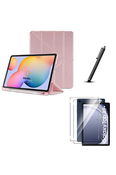 Fibaks Samsung Galaxy A9+ Plus SM-X210 11 inch Kalem Bölmeli Kılıf Ekran Koru...