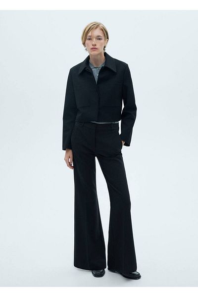 MANGO Woman Kleid mit elastischen Einsätzen