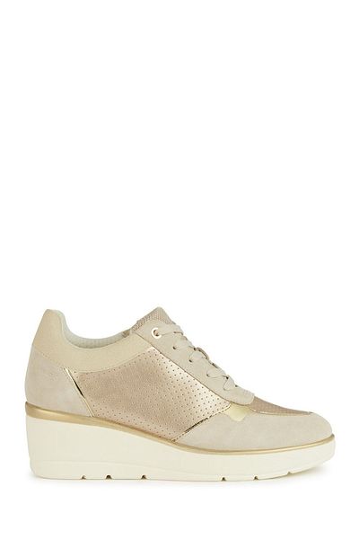 Geox Geox Beige Trainers Womens Shoes
