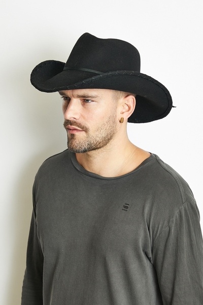 Bay Şapkacı Erkek Kovboy Fötr Şapka 2886