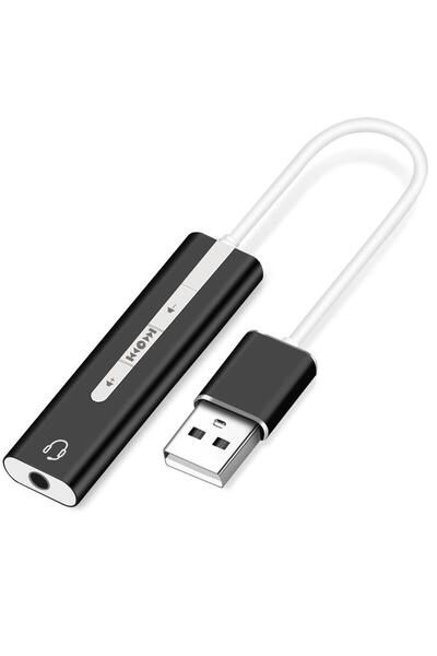 Ancheyn بطاقة صوت ستيريو خارجية USB 7.1 إلى محول 3.5 ملم، محول 5072