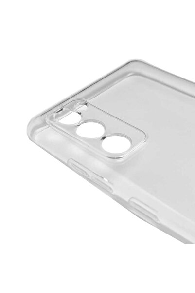 Fibaks Samsung Galaxy S20 Fe Kılıf Kamera Korumalı Yumuşak Şeffaf Ince Süper Silikon