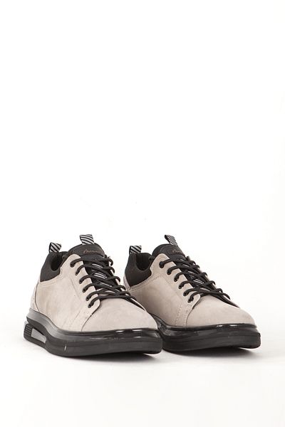 MARCOMEN Ανδρικά γκρι Comfort Casual παπούτσια - Real Leather Mc 18366