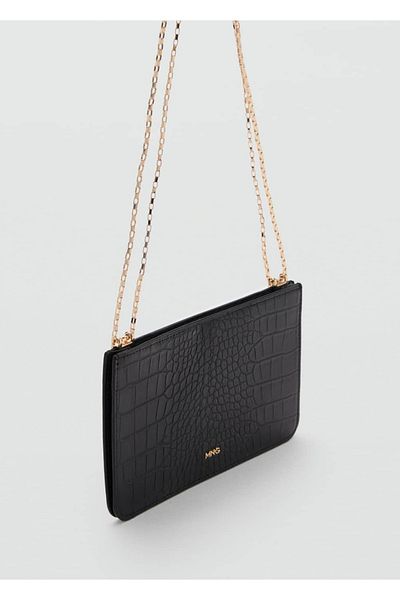 MANGO Woman Kettenbrieftasche mit Logo