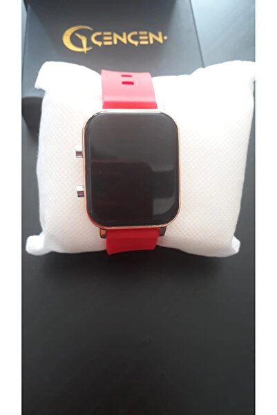 ÇENÇEN Kırmızı Renkli Silikon Unisex Kol Saati / Swatch Model Special Series