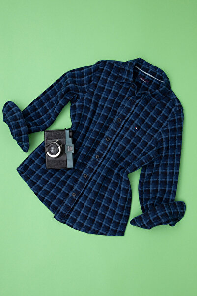 U.S. Polo Assn. Erkek Çocuk Koyu Mavi Jean Gömlek 50273320-DN0023