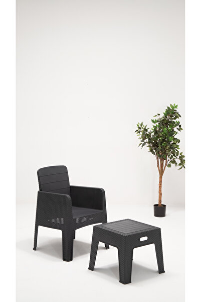 SANDALİE Apex 1 S Bahçe&balkon&teras Mobilyası - Antrasit