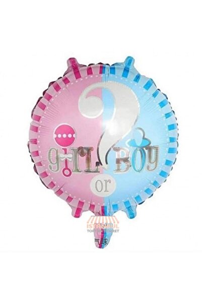 HKNYS Gender Reveal Foil Balloon Round