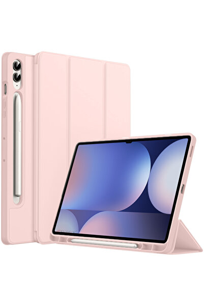 Sneezy Samsung Galaxy Tab S10 Plus X820 12.4 İnç Kılıf Premium Silikon Kalem ...