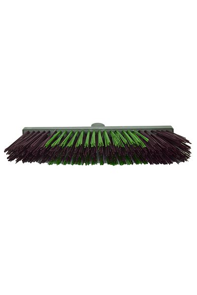 LokmanAVM 40 Cm Mixed Color Hard Shrub Garden Floor Brush - Outdoor