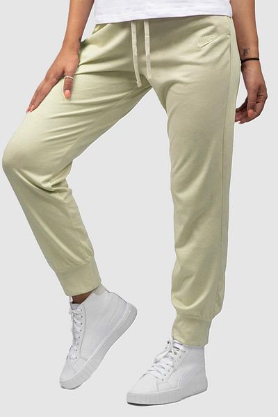 Nike Sportswear Essential Standard Fit Jersy Παντελόνι Slim Άνετο Κρεμ Φούτερ