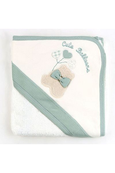 Sebi Bear Baby Bow Bath Towel - 9882
