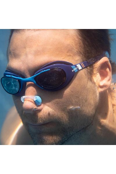 Decathlon Grey/Blue Unsinkable Nose Plug