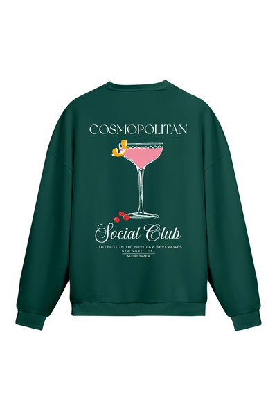 Mounte Bianca Unisex Cosmopolitan - Obična majica sa kapuljačom