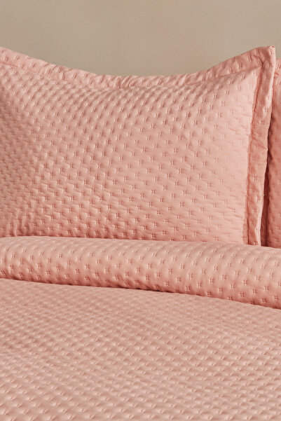 Karaca Home Breeze Soft Çift Kişilik Yatak Örtüsü Somon