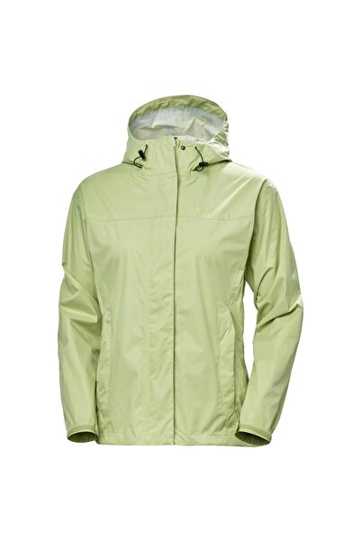 Helly Hansen سترة لوكي نسائية بغطاء للرأس باللون الأخضر