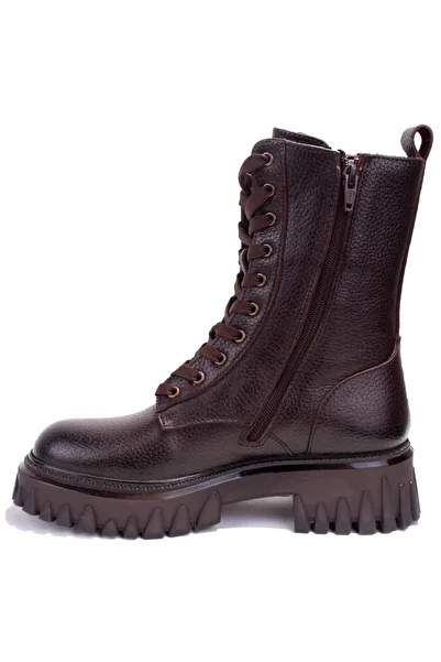 Hammer Jack Sherly 10224640   - Orthopedic Brown Leather Casual Women's Boots
