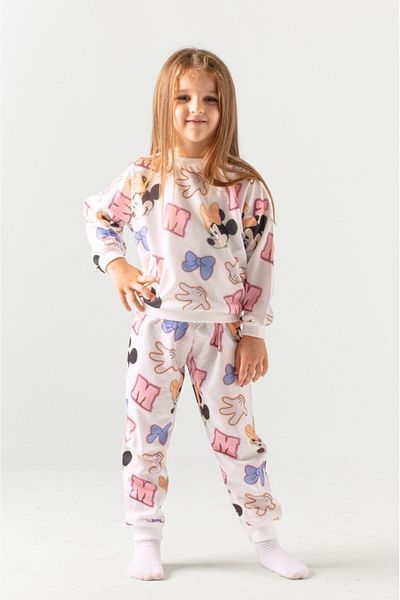 MAXI DRY Girl's Double Set, Mickey Figure, Seasonal
