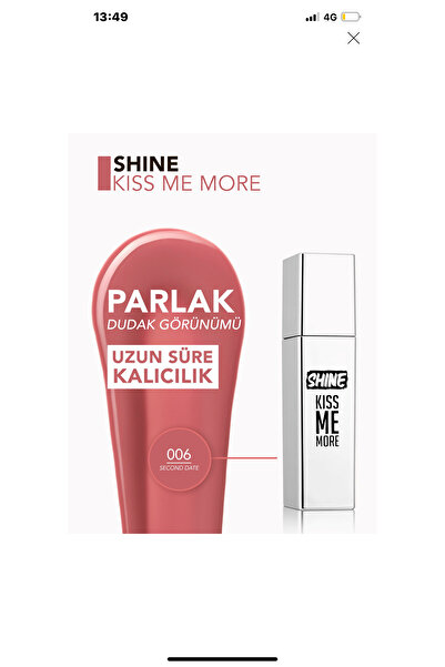 Flormar Kıss me more shıne 06 second date