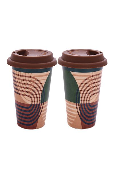 Lucky Art Arden Bone Latte Mug