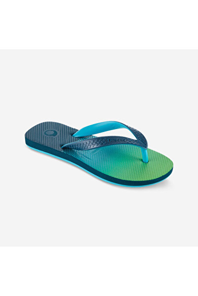 Decathlon Olaian Çocuk Parmak Arası Terlik - Yeşil - 190 Sunset