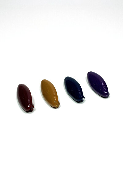 Marsilyan 4 قطع وشاح أمان بلاستيك وإبرة شال بألوان متنوعة 4 سم