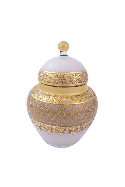 Canba Gold Zişan Boutique Sugar Bowl with Lid