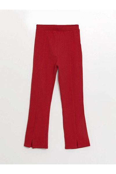 LC Waikiki Lcw Kids Red Crew Neck Girl's Sweatshirt and Leggings