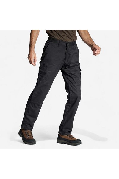Decathlon Ανδρικό παντελόνι Cargo Hunter - Μαύρο - Κυνήγι και Παρατήρηση της Φύσης - Steppe 300
