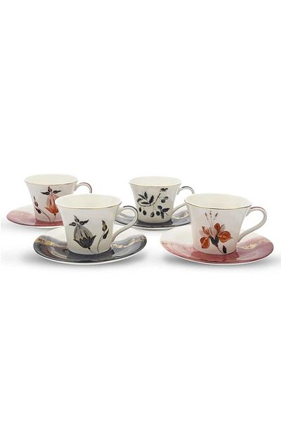 Mikasa Moor Rusty Set of 4 Coffee Cups