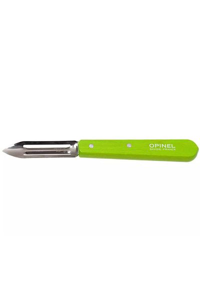 Opinel Green Essential Stationary Vegetable Fruit Peeler