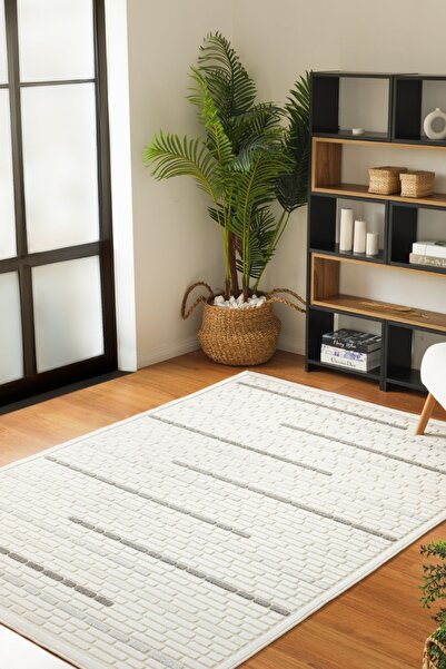 Kaşmir Halı 7/24 Sierra Leon Siyah Salon Mutfak Halısı Yolluk