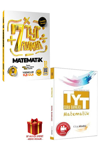 Yediiklim Yayınları 2025 Yediiklim TYT Yedi Adımda Matematik + Kitap Vadisi M...