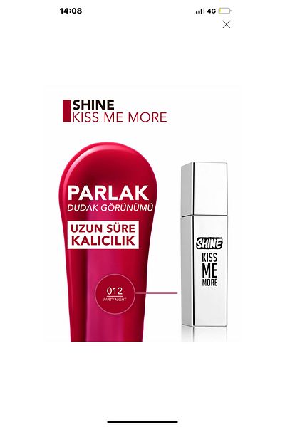 Flormar Lasting Shiny Liquid Lipstick (Pink) - Shine Kiss Me More Lls - 012 Party Night - 8682536083898