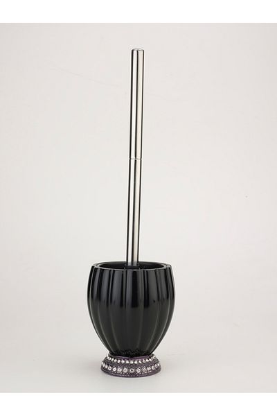 Lucena Corona Black Toilet Brush Holder
