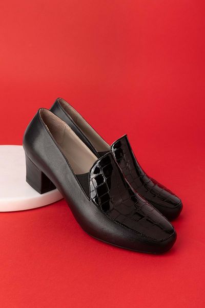 Gondol Short Heeled Genuine Leather Shoes - Vdt.61