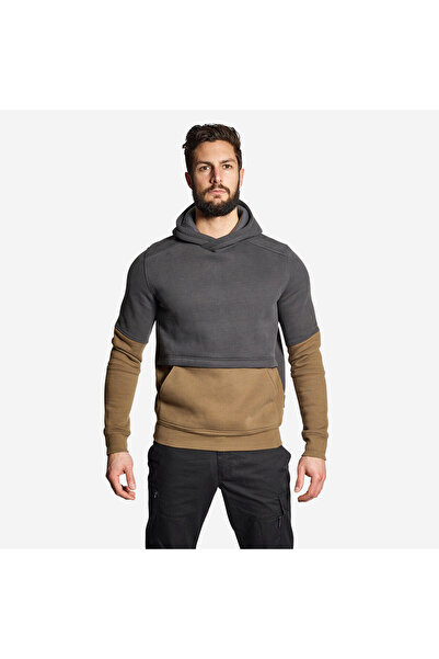 Decathlon Solognac Erkek Kapüşonlu Sweatshirt - Bej - Avcılık ve Doğa Gözlemi...