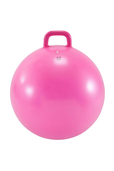 Decathlon Domyos Çocuk Pembe Ayarlanabilir Zıp Zıp Top 55 - 60 Cm