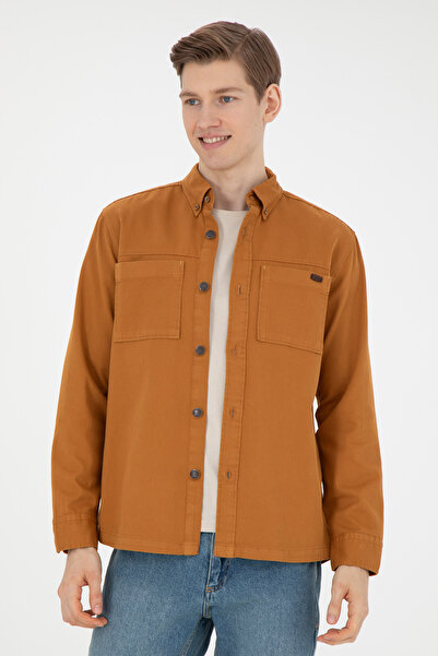 U.S. Polo Assn. Ανδρικό μακρυμάνικο πουκάμισο από καρύδα 50272730-VR153