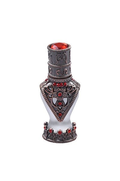 nusnus Doldurulabilir Kırmızı Taşlı Esans Şişesi 3 ml Ab90