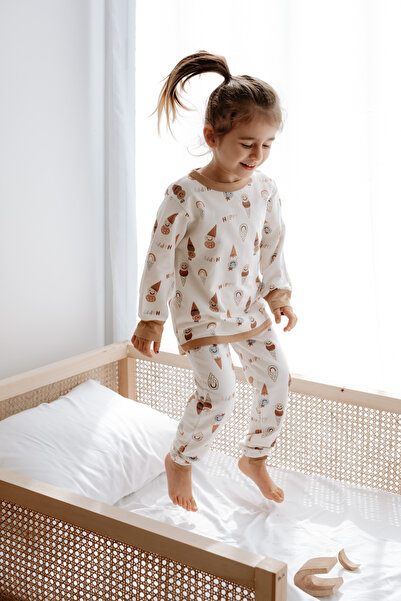 Luna Kids Collection طقم بيجامة من القطن العضوي بنسبة 100% 0.5 Tog - نمط الآي...