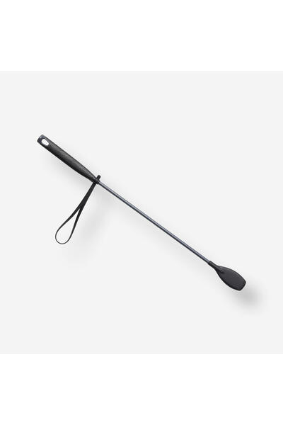 Decathlon 140 Uni Binicilik Kamçısı - 58 Cm - Siyah / Gri