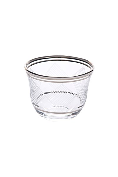 Decorium Mırra Bardağı 6 Prc Karo Platın M00409