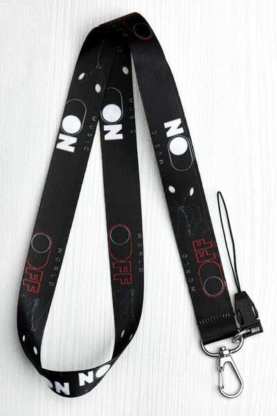 Apptakı Müzik Açık Dünya Kapalı Yaka Kartı Boyun İpi Telefon Askısı - ASK0058