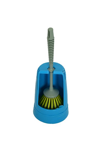 LokmanAVM Plastic Housed WC Toilet Brush Set Mixed Color ZP-136
