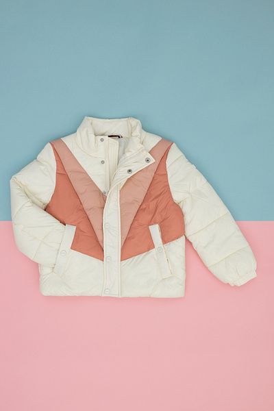U.S. Polo Assn. Girl's Ecru Coat 50271547 -Vr019