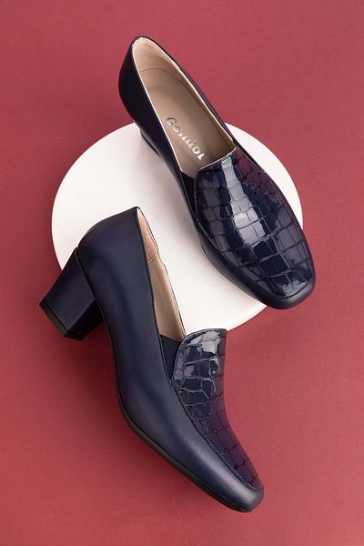 Gondol Short Heeled Genuine Leather Shoes - Vdt.61