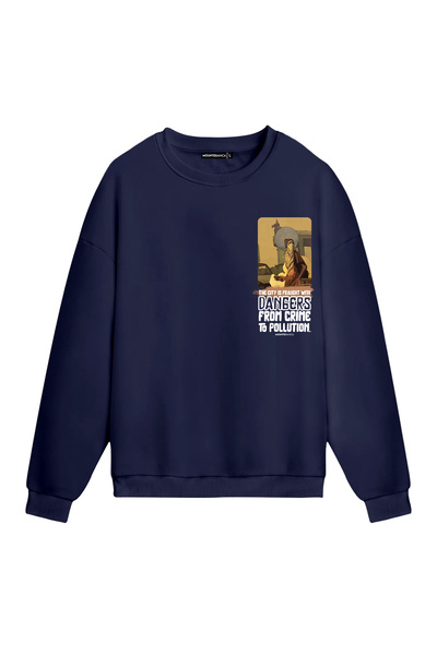 Mounte Bianca Унісекс Dangers - звичайна толстовка