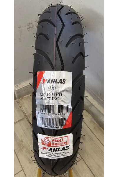 IRC 350-10 Mb-77 51j Tubeless Scooter 3.50-10 Motorsiklet Lastiği